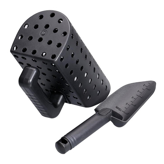 Black Metal Detector Scoop And Shovel Set For Digging-1922443426377371650
