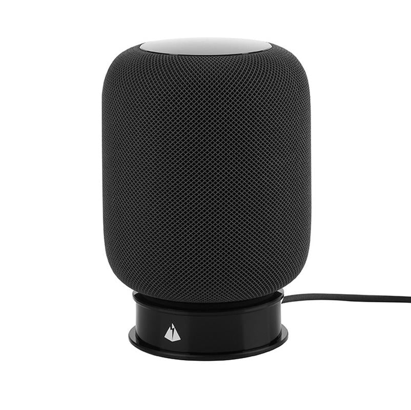 Black Homepod Mini Speaker Stand - Bluetooth Storage Bracket-1915196850856660997
