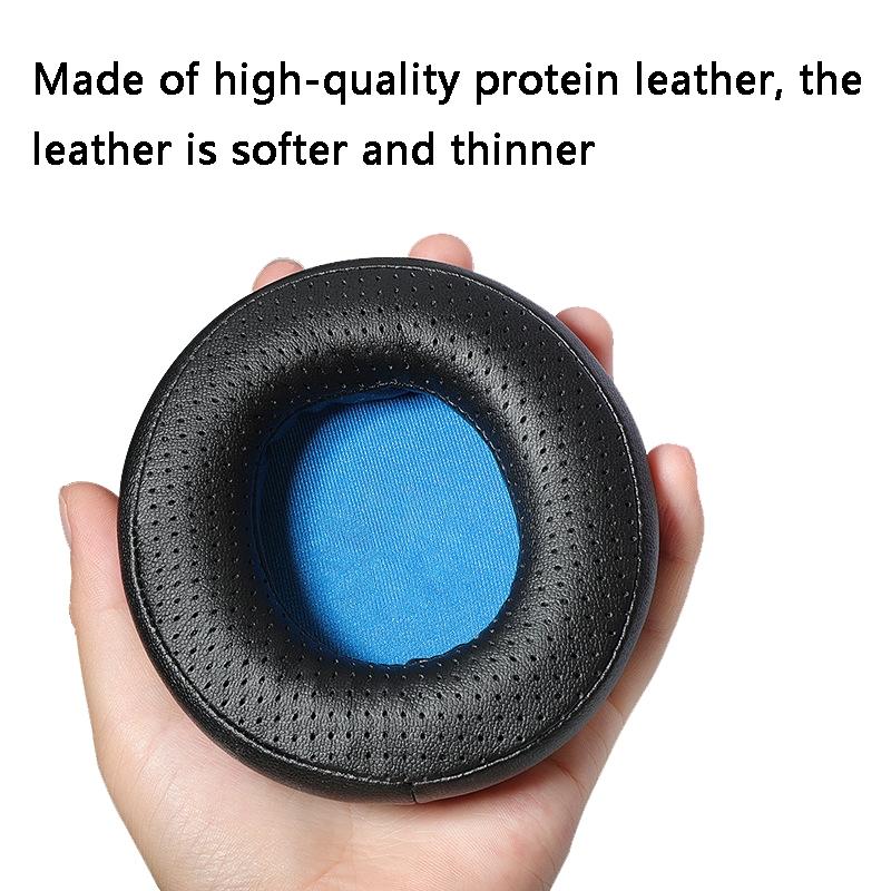 2-Pack Headset Sponge Earmuffs For Razer Kraken 7.1 V1 Pro - Black / Orange-1915198129683173379