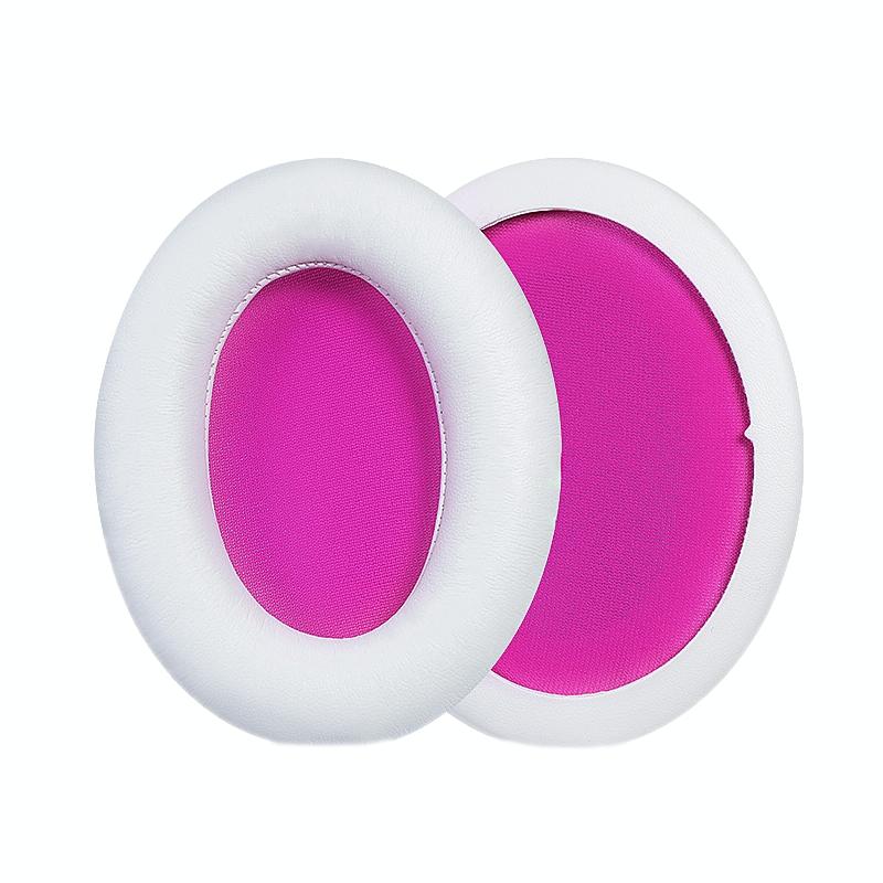 2-Pack Headset Earmuffs For Kingston Hyperx Cloud Ii - White / Rose Red-1915197039365459975