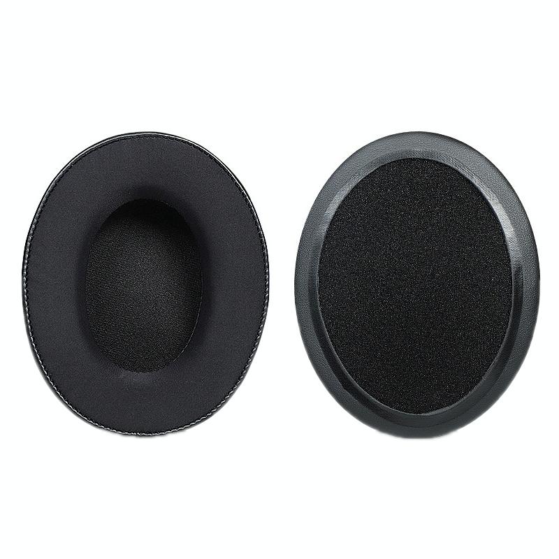 2-Pack Headset Earmuffs For Kingston Hyperx Cloud Ii / Alpha / Flight / Stinger - Black Ice-1915197875537711104