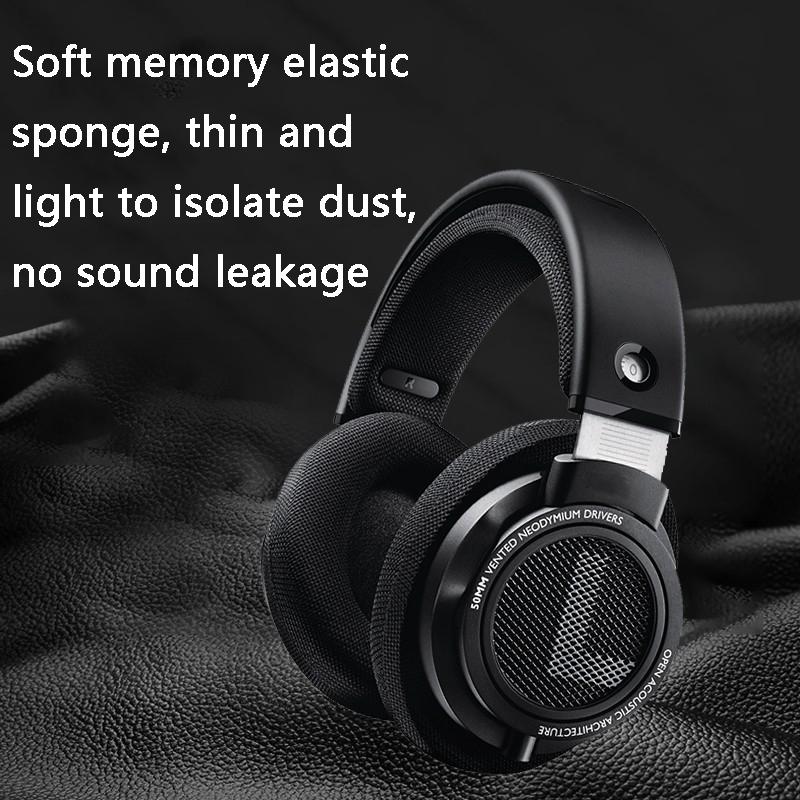 2-Pack Philips Shp9500 Headset Earmuffs - Black Mesh-1915196931198554116