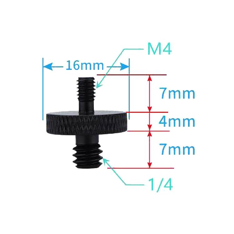 4-Piece M4 To 1 / 4 Screw Adapter Set-1915197183276224513