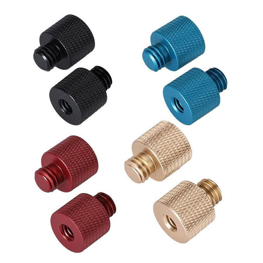 10-Pack 1 / 4 To 3 / 8 Screw Adapter - Black-1915197820097400833