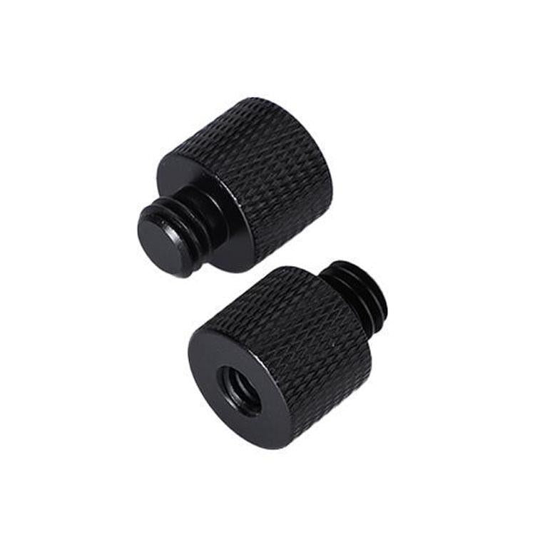 10-Pack 1 / 4 To 3 / 8 Screw Adapter - Black-1915197820097400836