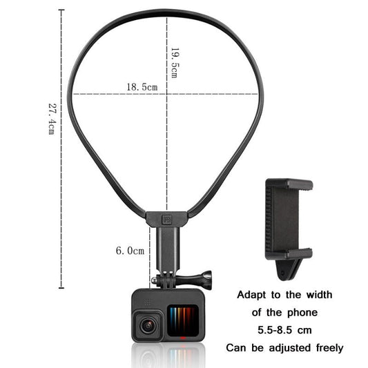 Neck Hanging Action Camera Mount - Compact & Versatile-1915196864442011650