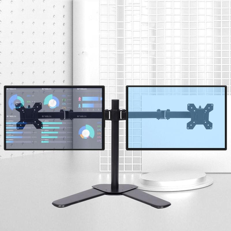 Double Screen Desktop Monitor Stand - Lifting Bracket-1915198130421370886