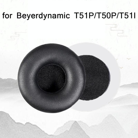 2-Pack Earphone Covers For Beyerdynamic T51 Series - Black-1915196963637301249