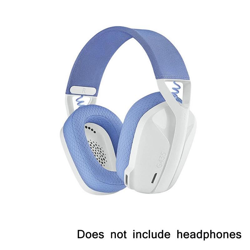 Pair Of Black Sponge Headrest Pads For Logitech G435-1915198257269706756