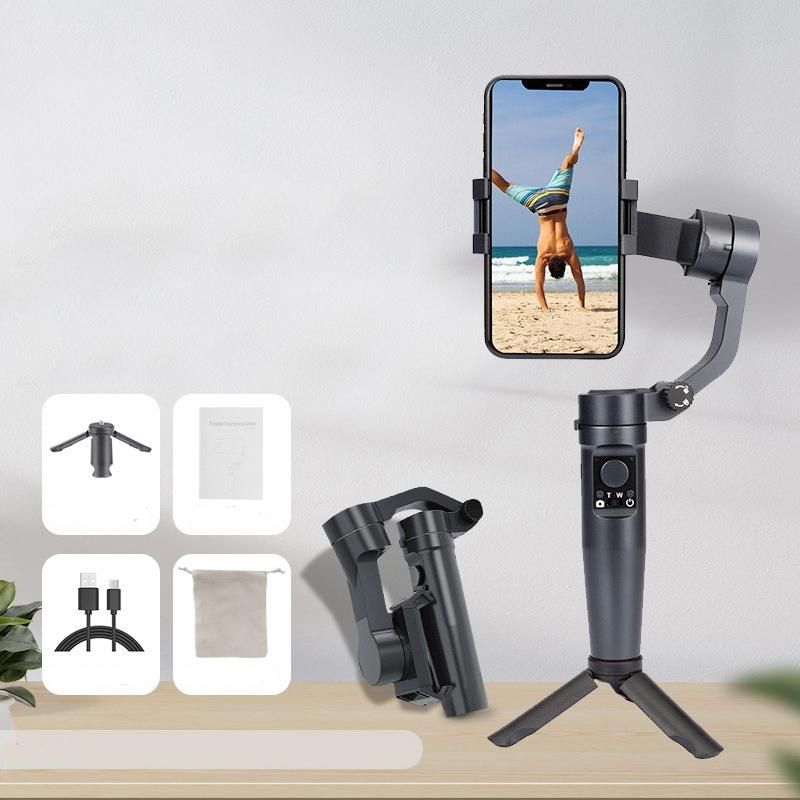 Smart Handheld Mobile Stabilizer - Anti-Shake - Black-1915196847757070341