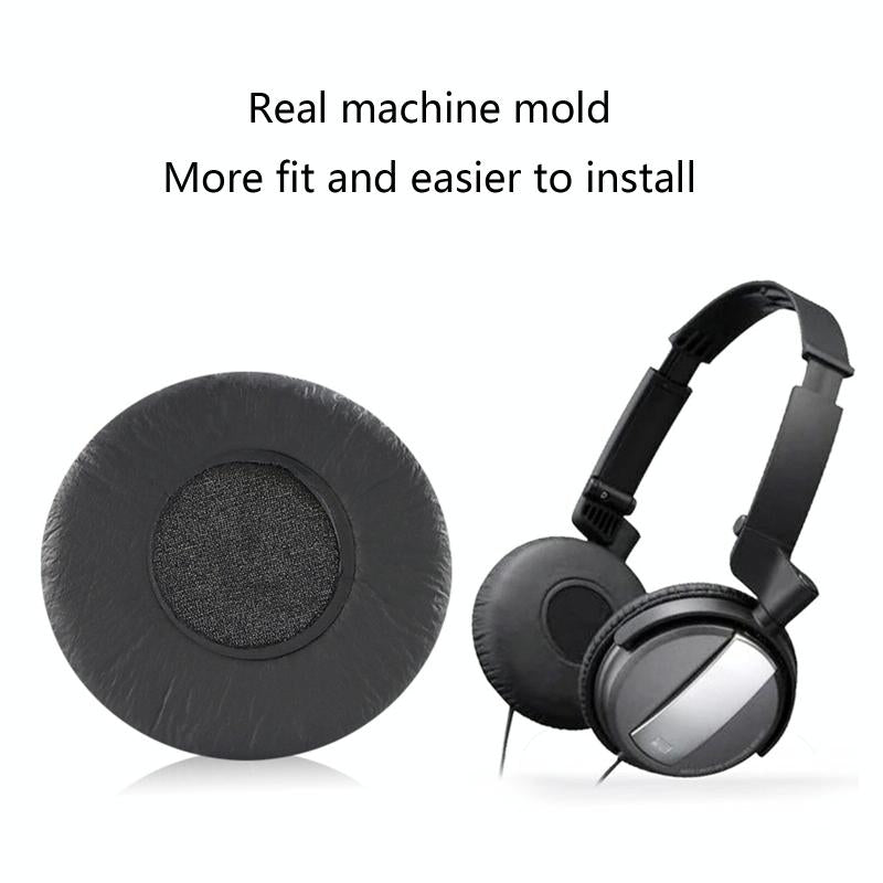 2-Pack Earpads For Sony Mdr-Nc7 / Nc5 Headset - Black Sponge Cushion-1915197135524073476