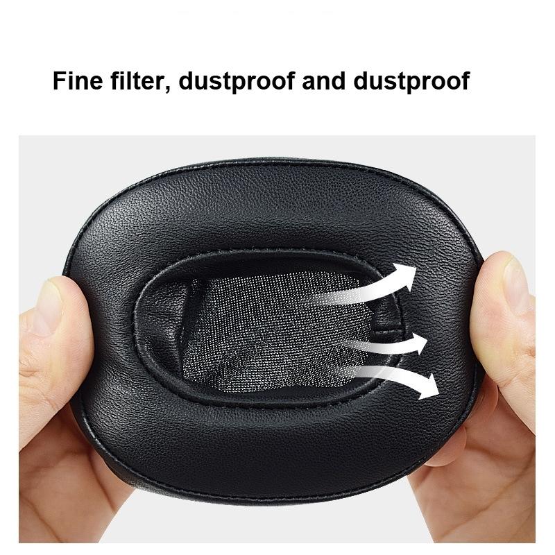 Audio-Technica Headset Earmuffs - Black Fluff 1 Pair-1915197786861735938