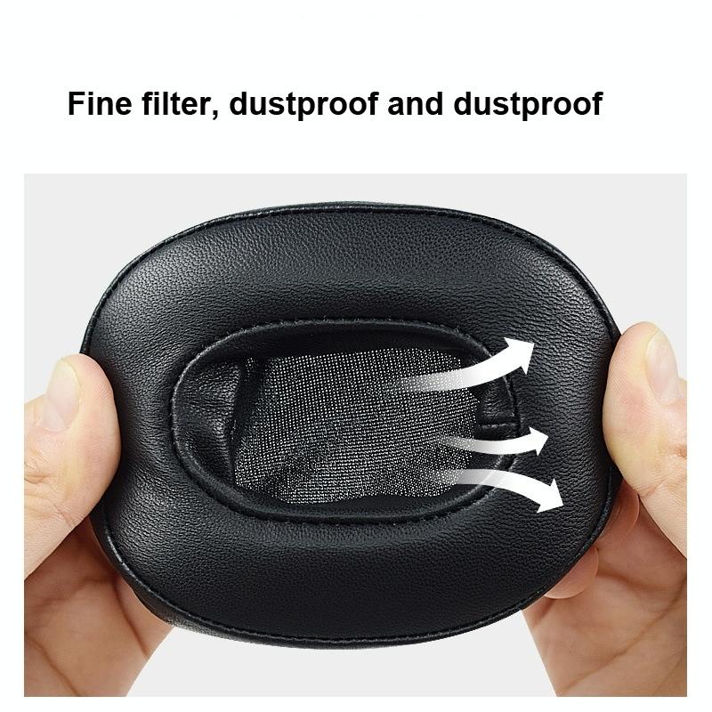 Thick Sheepskin Headset Earmuffs For Audio-Technica Ath-M50X / M30X / M40X / M20X - Black-1915198388069076994