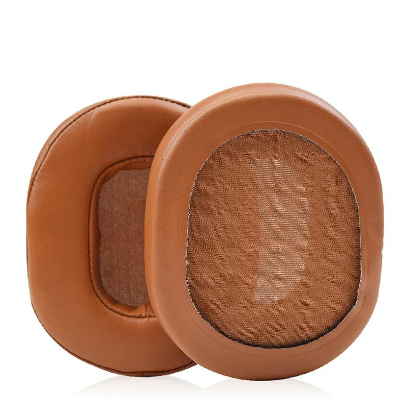 Thick Sheepskin Headset Earmuffs For Audio-Technica Ath-M50X / M30X / M40X / M20X - Brown-1915198367433101312