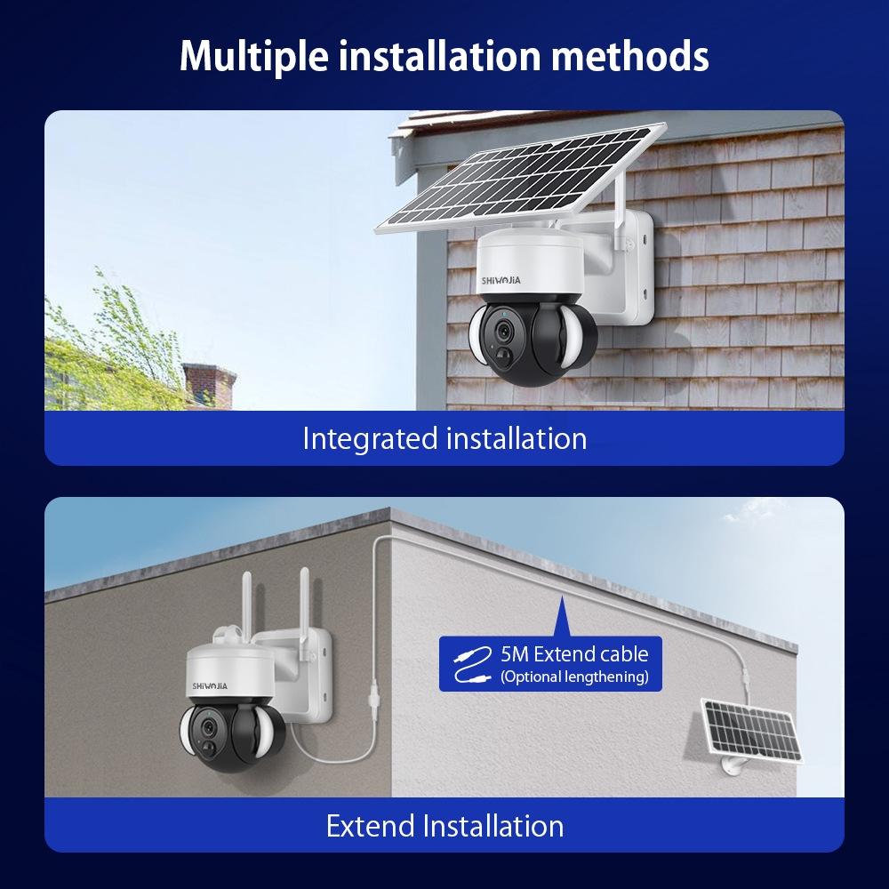 Waterproof Solar Wifi Camera With Two-Way Audio & Motion Detection-1915196860507754502