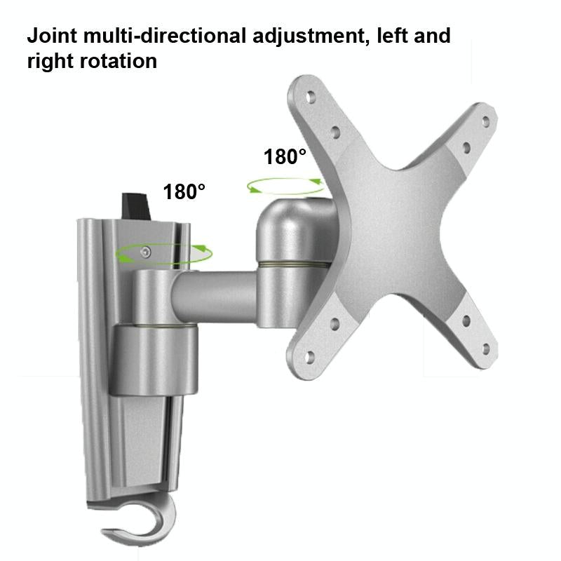 Quick Release Wall Mount For Computer Monitor - Silver Gray-1915196816907964420
