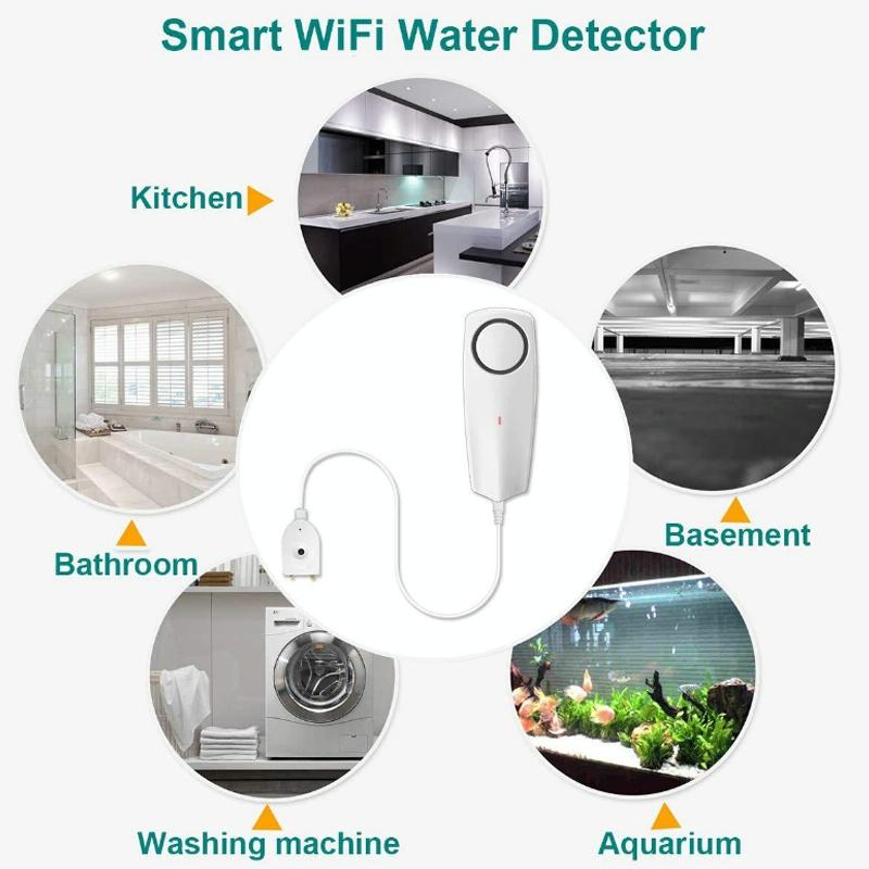 Smart Water Leak Alarm - Remote Control-1915197107363516421