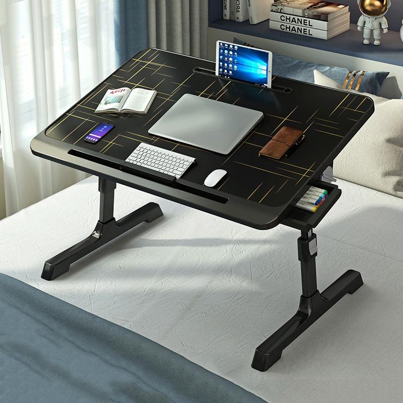 Foldable Bed Desk - Lifts For Easy Use-1915198126403227655