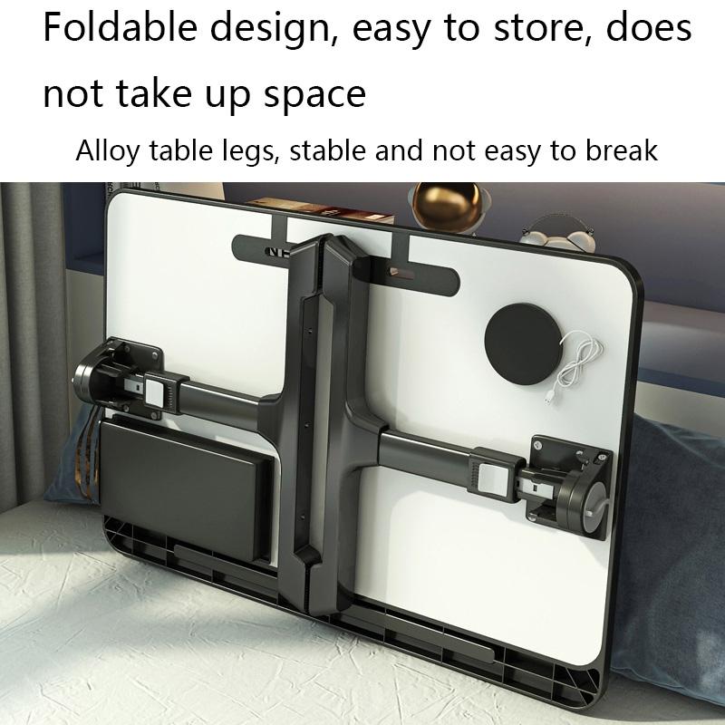 Foldable Bed Desk - Lifts For Easy Use-1915198126403227651