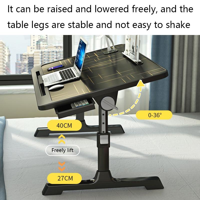 Foldable Bed Desk - Lifts For Easy Use-1915197633778028546