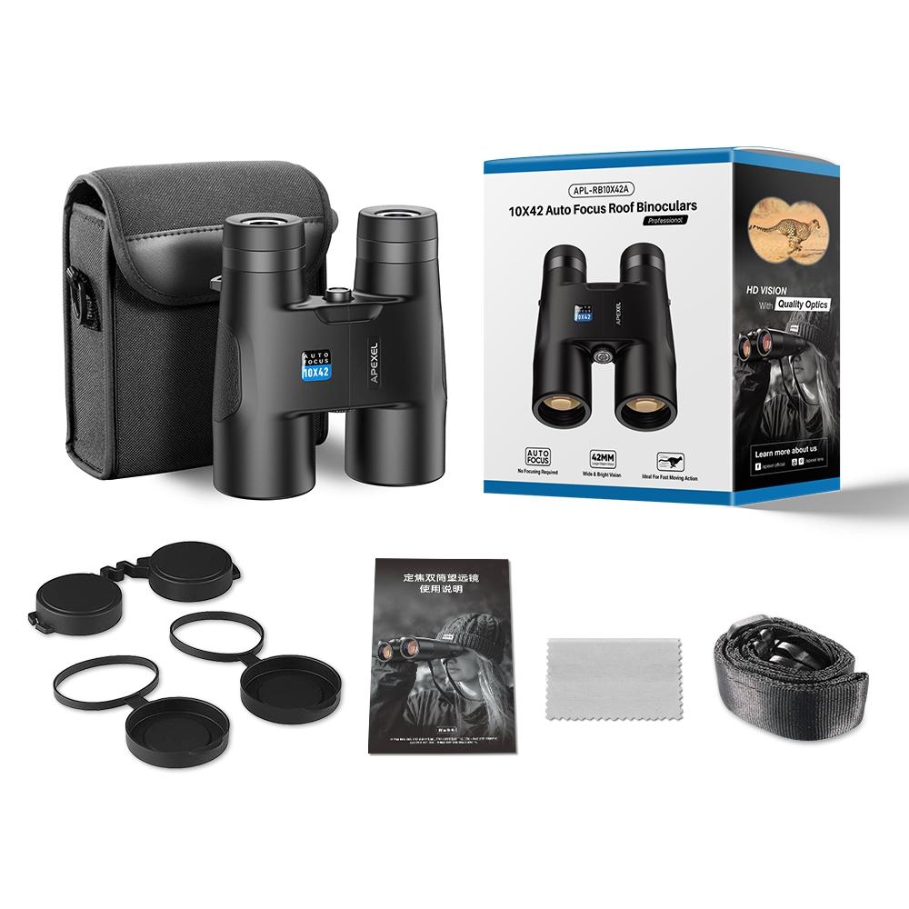 Autofocus 10X42 Binoculars - Fixed Focus Black-1915196823212003329