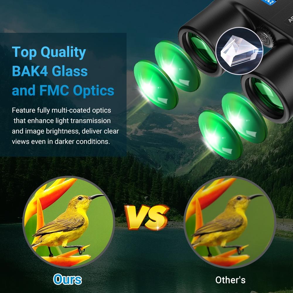 Autofocus 10X42 Binoculars - Fixed Focus Black-1915196823212003332