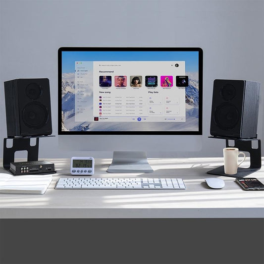 Aluminum Laptop Stand With Cooling Speaker - Portable-1915198320385593345