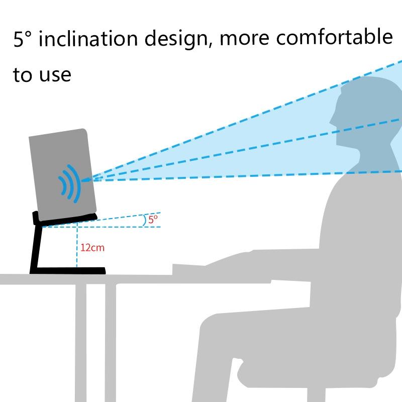 Aluminum Laptop Stand With Cooling Speaker - Portable-1915198320385593347