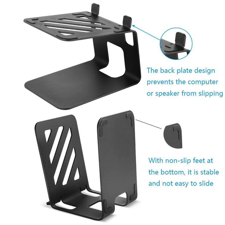 Aluminum Laptop Stand With Cooling Speaker - Portable-1915198320385593349