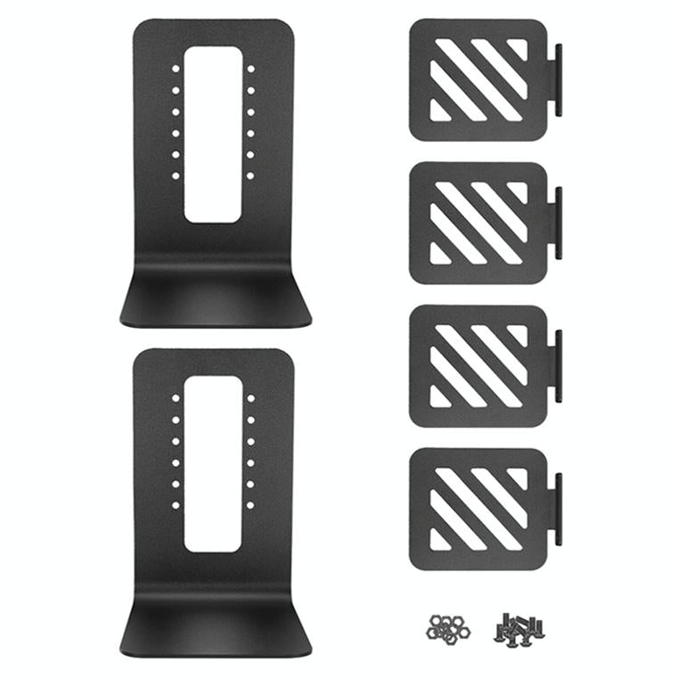 Double Layer Portable All-Aluminum Laptop Stand With Cooling Speaker-1915198134091386884