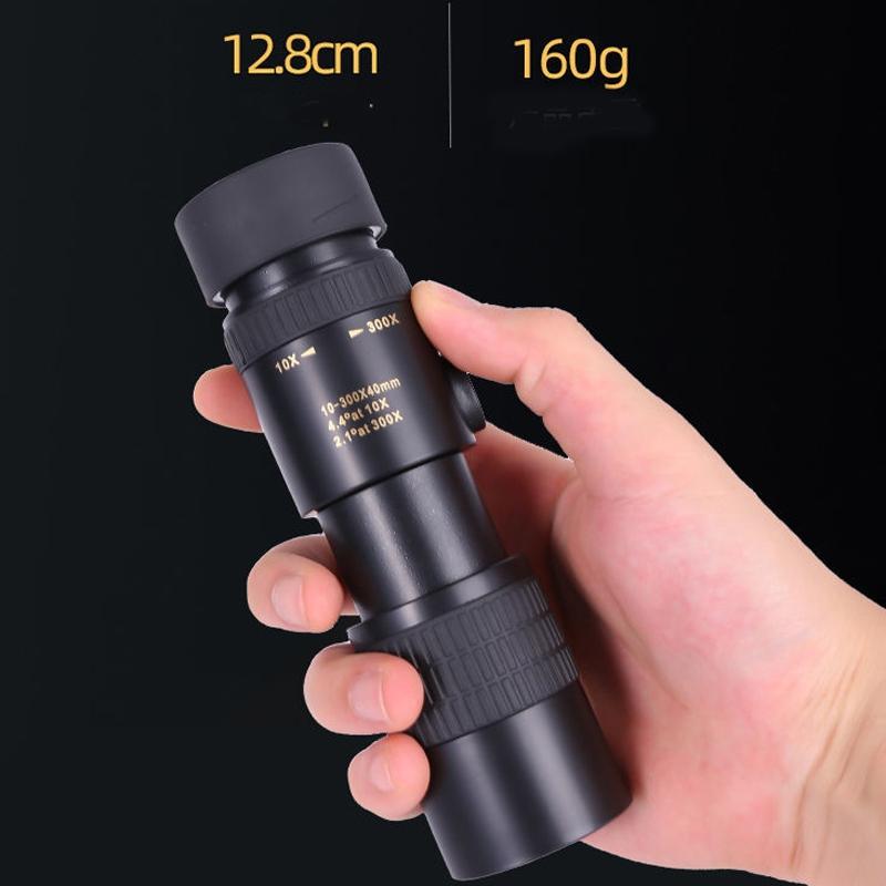 High Definition Monocular Telescope - 10-300X40 Bak4 Prism-1915198293391052805