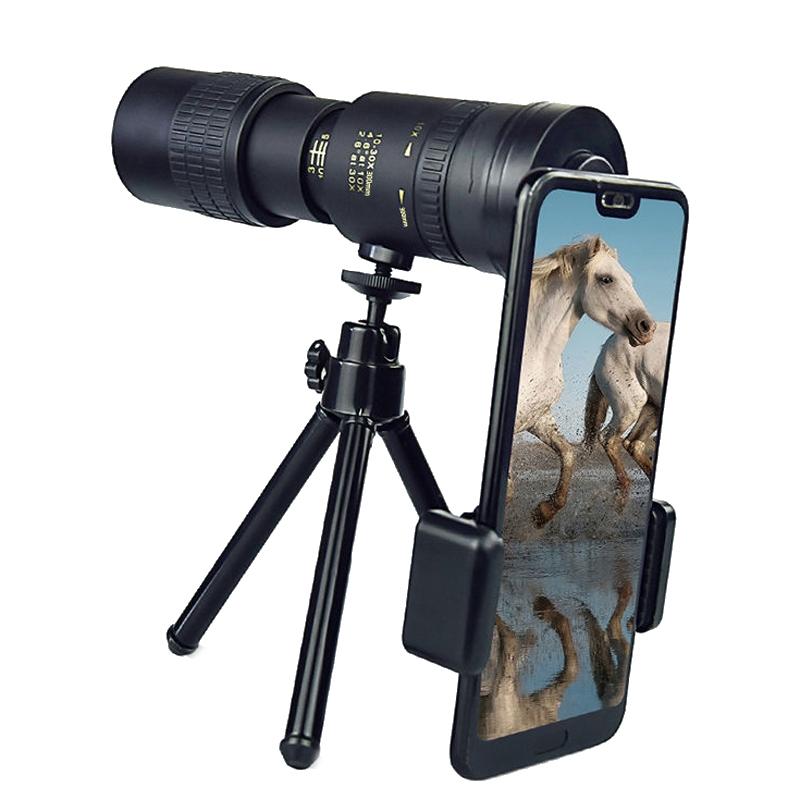 High Definition Monocular Telescope With Photo Holder & Tripod - 10-300X40-1915198114910834688