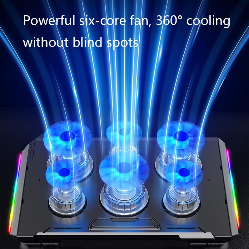 Light-Up Laptop Cooler - Rgb Effect-1922443422870933505