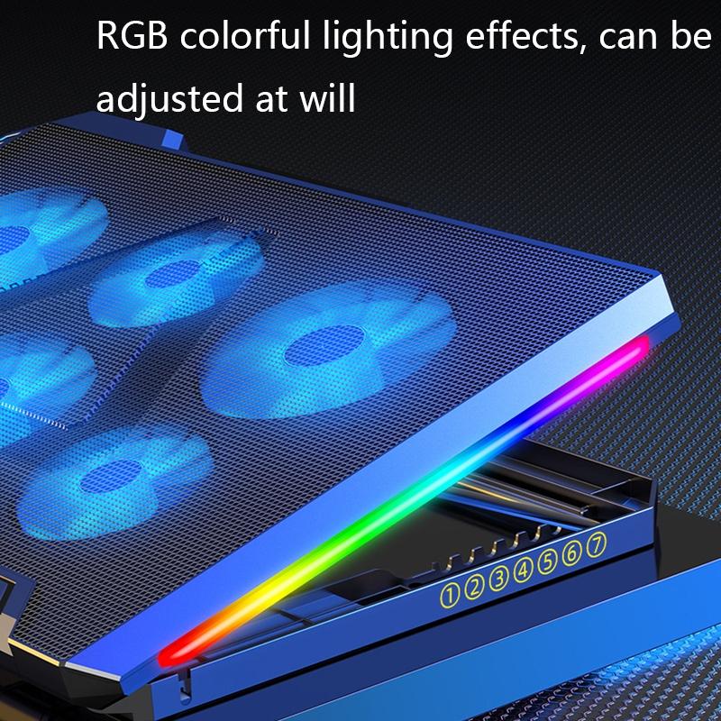 Light-Up Laptop Cooler - Rgb Effect-1922443422870933507