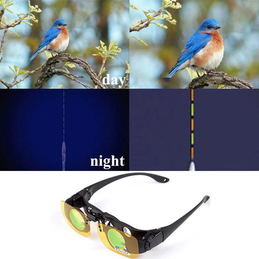 Zoomable Fishing Binoculars - Three-Colour Clip 8X Magnification-1915197259088269314