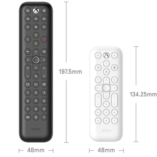 Long Backlit Media Remote For Xbox - Black-1915198345937293314