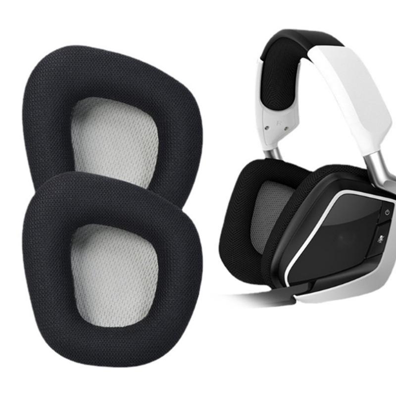 Pair Of Gray Earpads For Corsair Void Pro Elite-1915197806163922948
