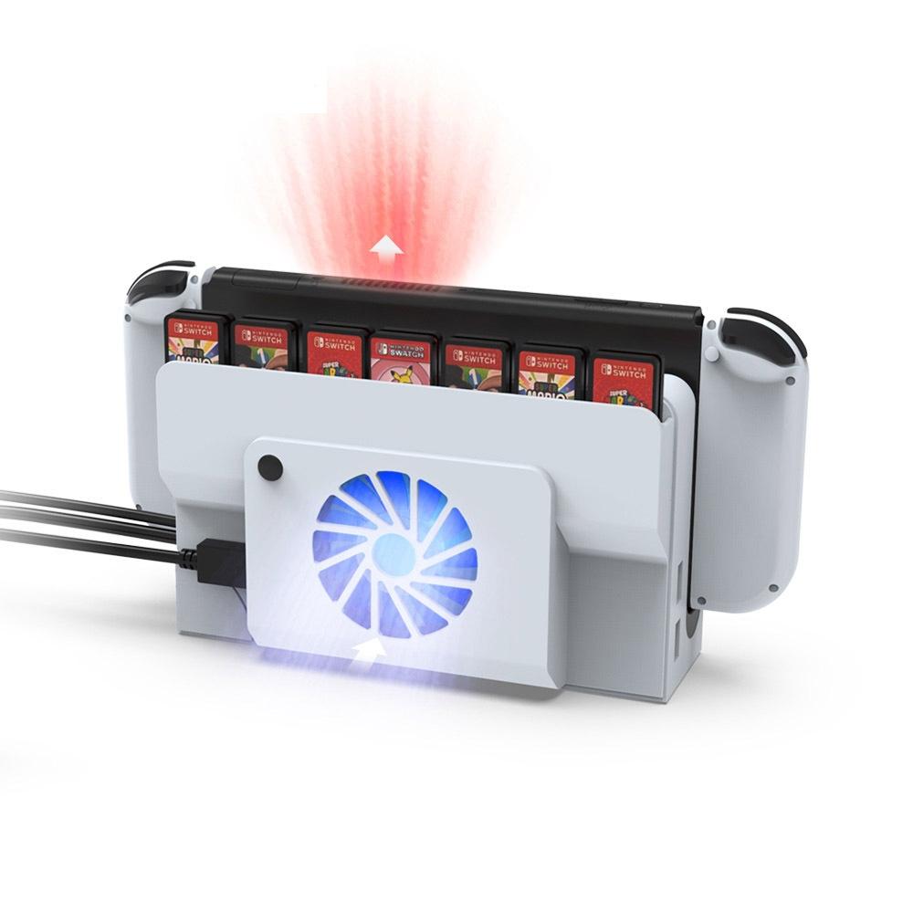 Oled Cooling Fan With Storage Slot For Switch - Compact Design-1915197555164188675