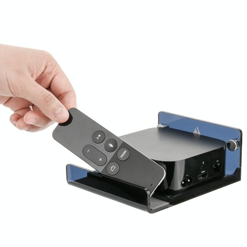 Wall Mount For Amazon Fire Tv - Half-Transparent Tea Black-1915196839871778816