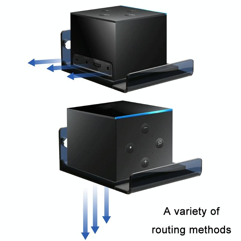 Wall Mount For Amazon Fire Tv - Half-Transparent Tea Black-1915196839871778819