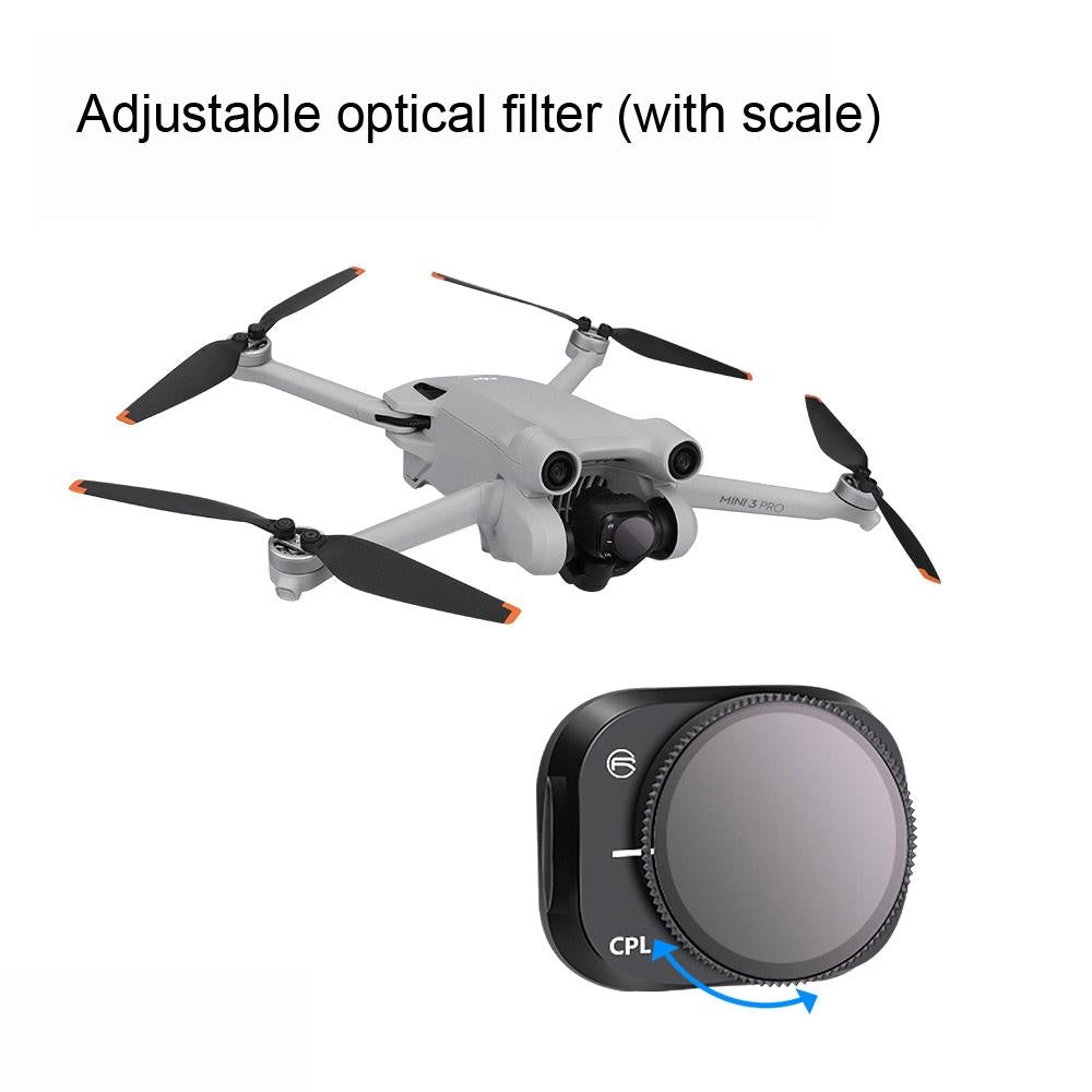 Adjustable Aluminum Alloy Filter For Dji Mini 3 Pro - Nd16-1915197799360761859