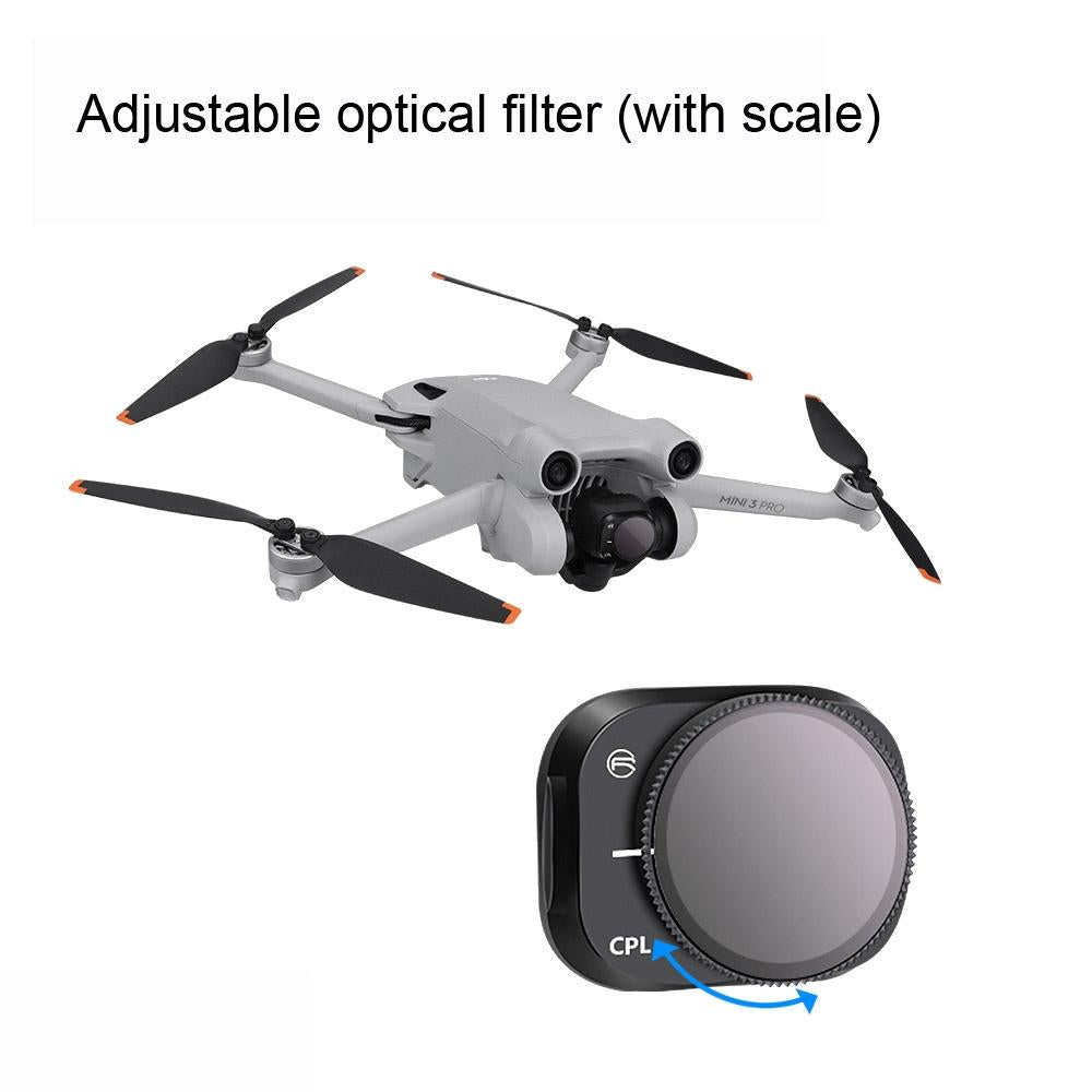 Adjustable Aluminum Alloy Filter Set For Dji Mini 3 / Pro 4-1915197164783538179