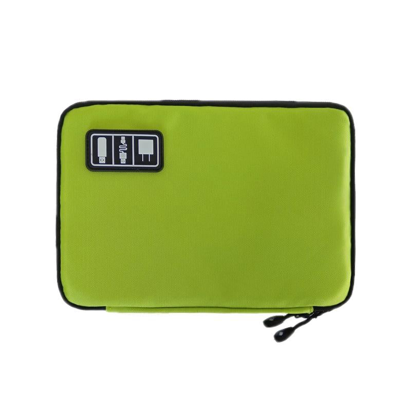 Portable Multifunctional U Disk Storage Bag For Mobile Phone Accessories - Green-1915197964708614150
