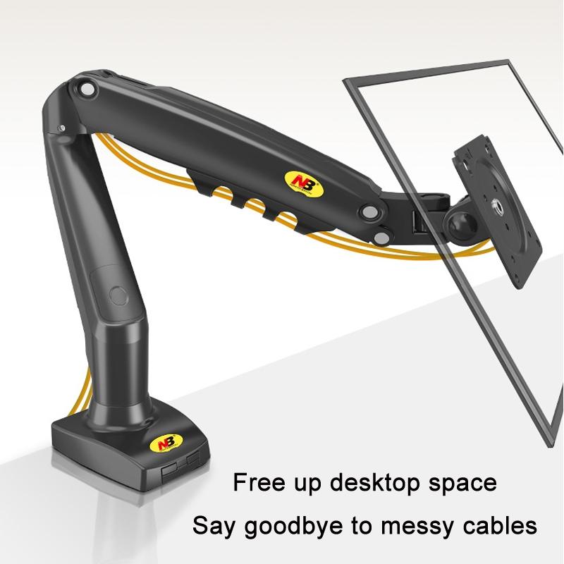 Adjustable Tv Monitor Bracket - Black 17-30 Inches-1915196877280776195