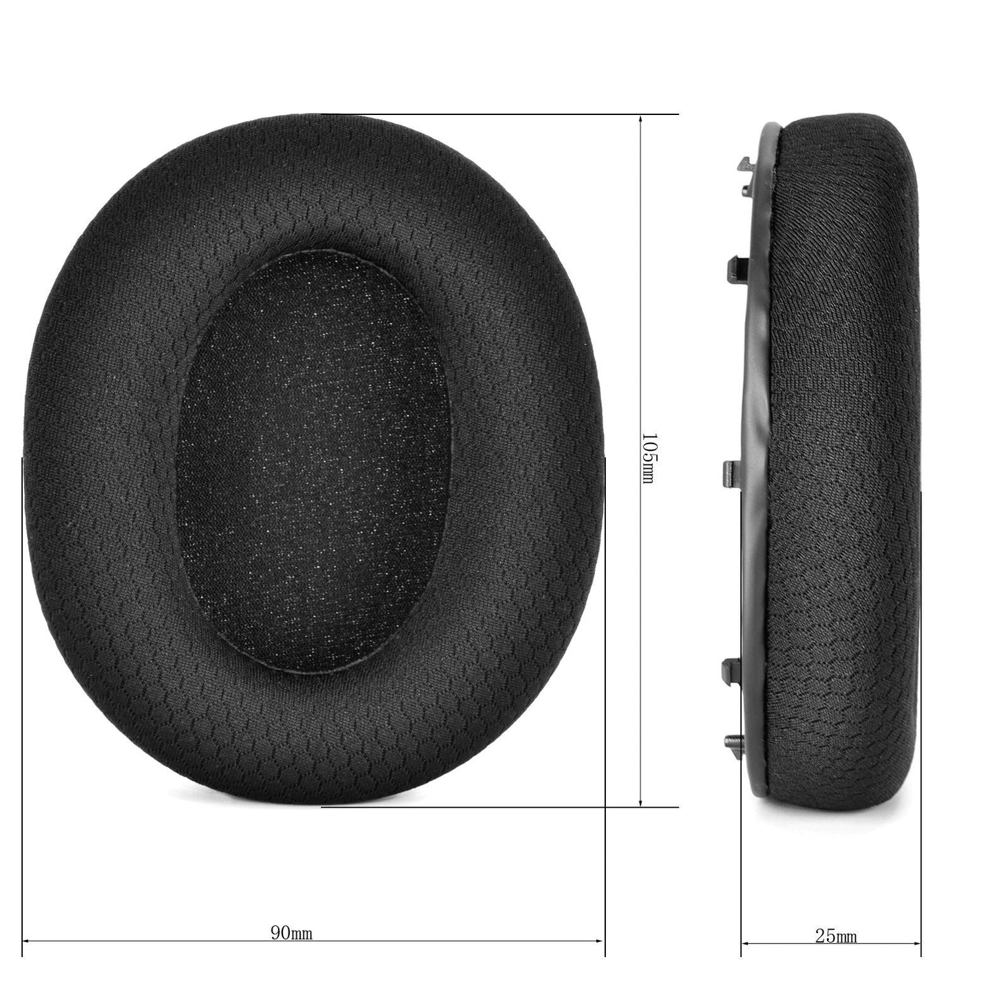 Pair Of Sponge Ear Pads For Razer Blackshark V2 / V2 Pro-1915198356322390019