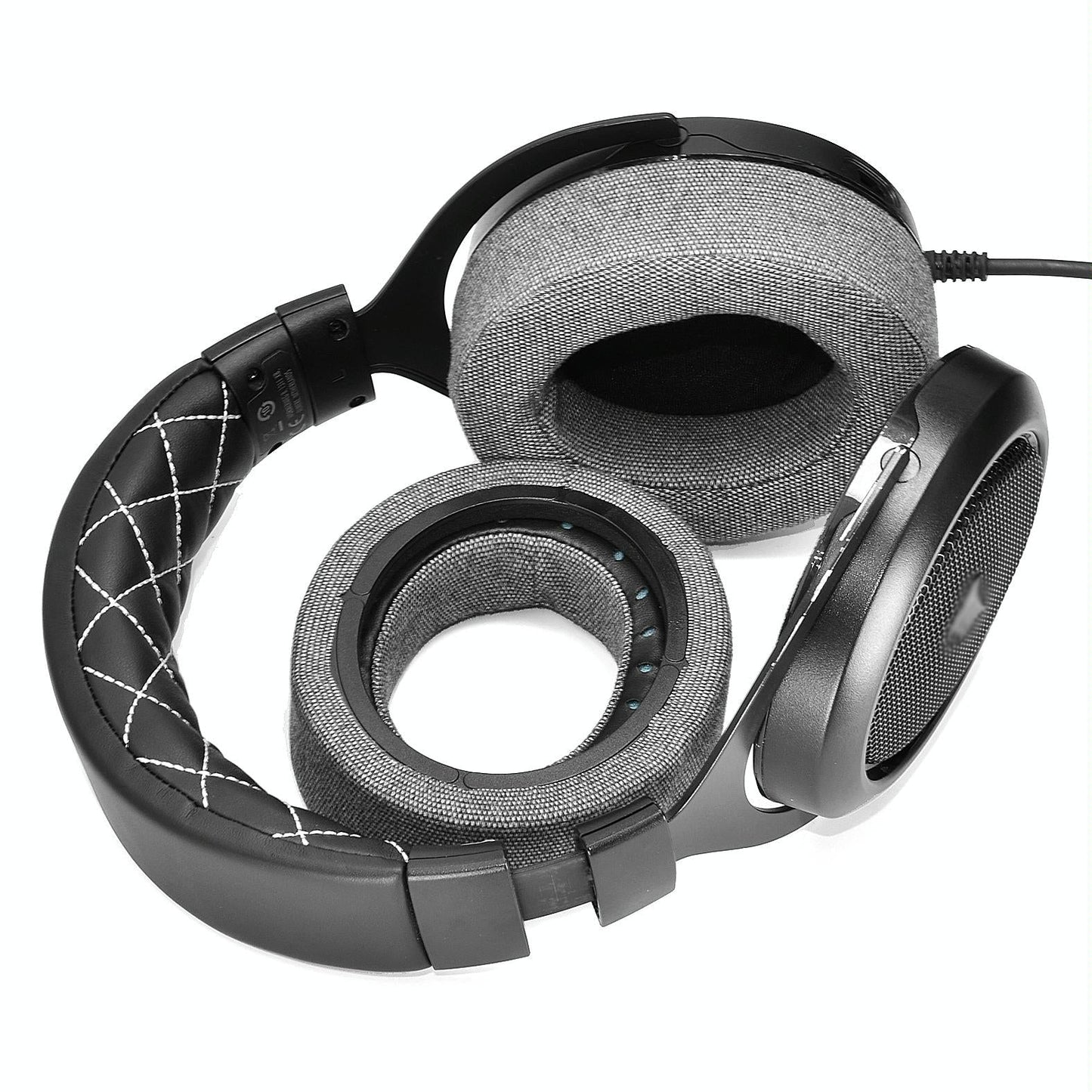 2-Pack Grey Linen Earpads For Corsair Pro Headsets-1915196920746348547
