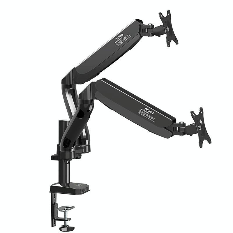 Double Screen Desktop Monitor Bracket - Air Pressure Lift-1915197296463712257