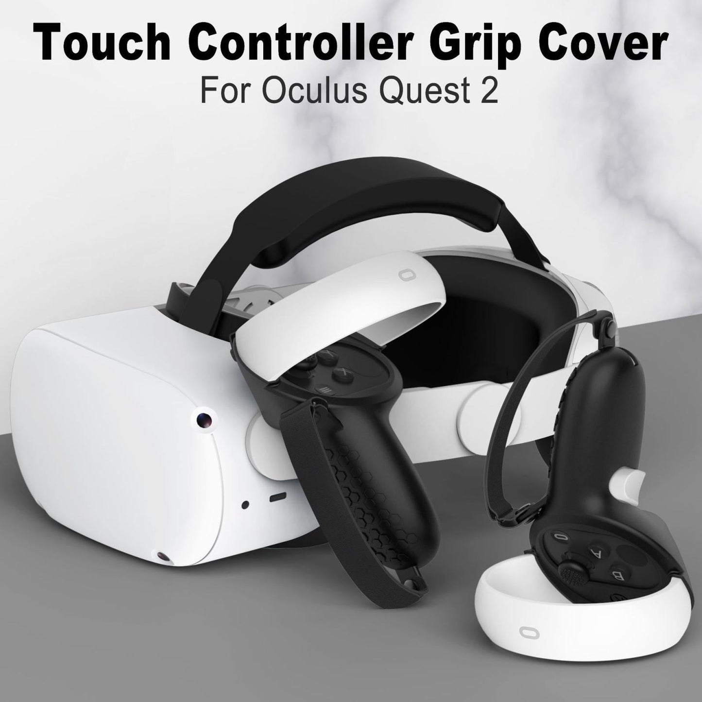 Protective Silicone Cover For Oculus Quest 2 - Anti Collision-1915196696162340866