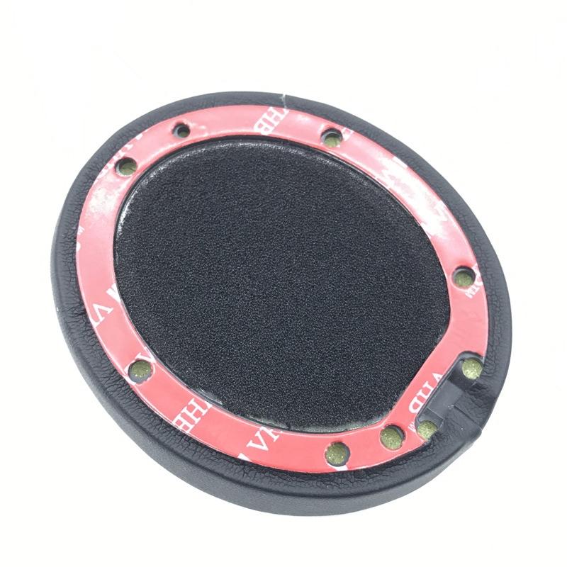 Breathable Leather Headphone Covers - 2 Pack Black Sheepskin-1915197270031208452