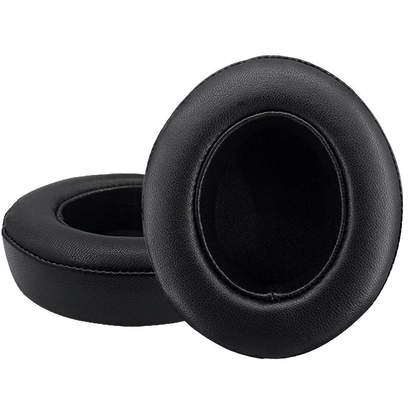 Breathable Leather Headphone Covers - 2 Pack Black Sheepskin-1915197270031208454